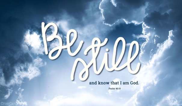 Psalm 46-10 Be Still And Know That I Am God brown